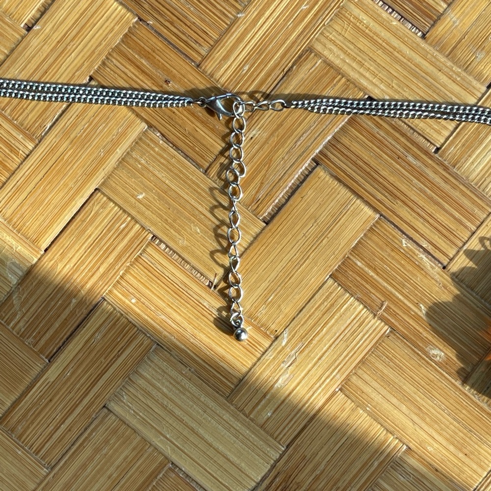 Butterscotch agate long necklace, vintage - Picture 8 of 8